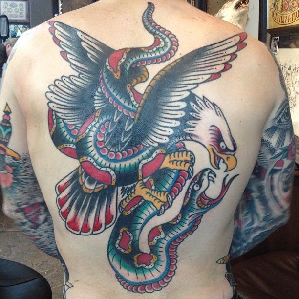 Eagle & Snake Backpiece